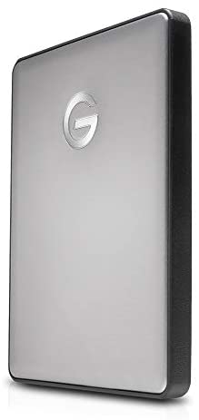 G-Technology 1TB G-DRIVE Mobile USB-C (USB 3.1) Portable External Hard Drive, Space Gray – 0G10265