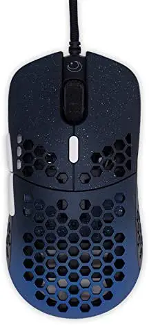 G-Wolves Hati HTM Stardust (Limited Edition) Ultra Lightweight Honeycomb Design Wired Gaming Mouse up to 16000 DPI – 3389 Performance Sensor – (58g) (Blue)