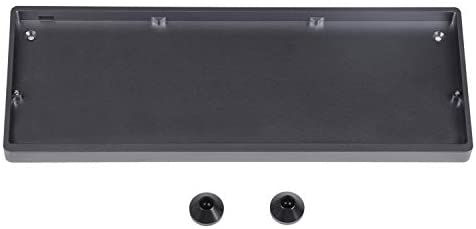 GK61 gk61x RGB Hot Swap Independent Driver Tyce-C ANSI Mechanical Keyboard DIY kit Plastic Case CNC Aluminum Case Plate PCB (CNC alu Gray)