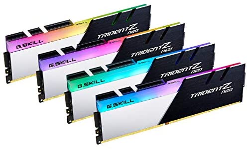 G.SKILL Trident Z Neo (for AMD Ryzen) Series 64GB (4x16GB) 288-Pin RGB DDR4 3200 (PC4 25600) DIMM F4-3200C16Q-64GTZN