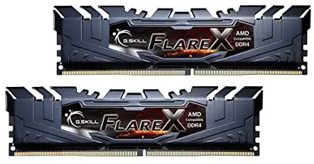 G.Skill Flare X Series 16GB (2 x 8GB) 288-Pin DDR4 2400 (PC4 19200) for AMD Ryzen Desktop Memory Model F4-2400C15D-16GFX