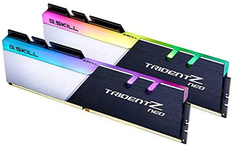 G.Skill Trident Z NEO Series 32GB (2 x 16GB) 288-Pin SDRAM PC4-28800 DDR4 3600 CL18-22-22-42 1.35V Dual Channel Desktop Memory Model F4-3600C18D-32GTZN