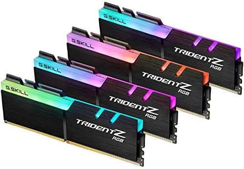 G.Skill Trident Z RGB Series 128GB (4 x 32GB) 288-Pin SDRAM (PC4-28800) DDR4 3600 CL18-22-22-42 1.35V Quad Channel Desktop Memory Model F4-3600C18Q-128GTZR
