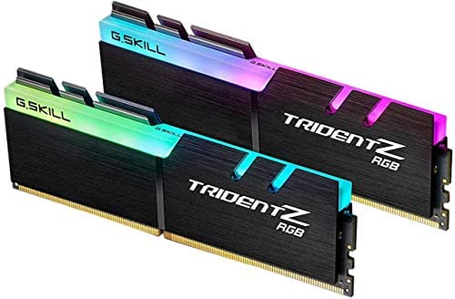 G.Skill Trident Z RGB Series 16GB (2 x 8GB) 288-Pin SDRAM (PC4 24000) DDR4 3000 CL16-18-18-38 1.35V Dual Channel Desktop Memory Model F4-3000C16D-16GTZR
