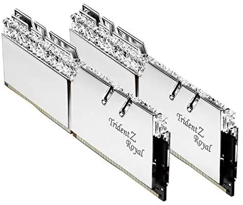 G.Skill Trident Z Royal Series 64GB (2 x 32GB) 288-Pin SDRAM (PC4-28800) DDR4 3600 CL18-22-22-42 1.35V Dual Channel Desktop Memory Model F4-3600C18D-64GTRS
