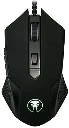 GT Gaming Mouse Wired [Breathing Light] Ergonomic Game USB Computer Mice RGB Gamer Desktop Laptop PC Gaming Mouse, 7 Buttons for Windows 7/8/10/XP Vista Linux, Black