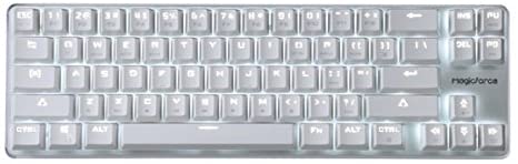 Gaming Keyboard Mechanical Wired Keyboard Cherry MX Red Switch Backlight Keyboard Mini Design (60%) 68-Keys White