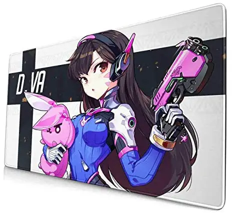 Gaming Mouse Pad DVa Non-Slip Rubber Base,Stitched Anti-Fray Edges,Waterproof,3mm Thick Computer Keyboard and Mice Combo Pad Mousepad Mouse Mat Desk Pad 11.8×23.6 inch