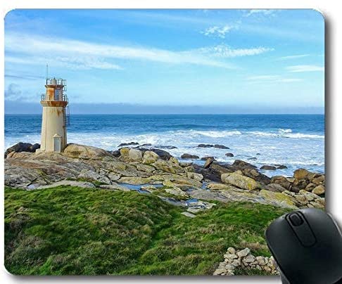 Gaming Mouse Pads,Lighthouse on Beach Gaming Mouse pad