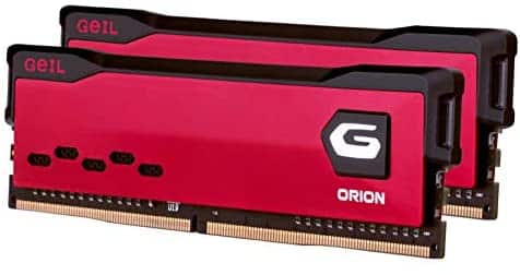 GeIL Orion DDR4 RAM, 16GB (8GBx2) 3600MHz 1.35V XMP2.0, Intel/AMD Compatible, Long DIMM High Speed Desktop Memory, Hardcore Immersive Gaming/Multimedia Content Creation/Quality Live Streaming