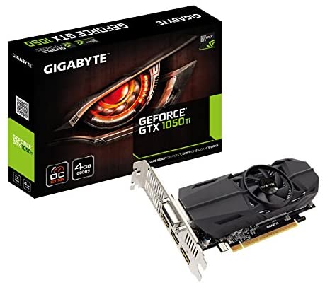 Gigabyte Geforce GTX 1050 Ti OC Low Profile 4GB GDDR5 128 Bit PCI-E Graphic Card (GV-N105TOC-4GL)