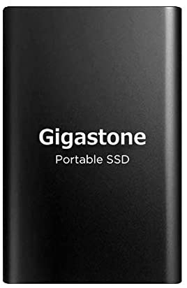 Gigastone 2TB External SSD USB 3.1 Type C, Read Speed up to 550MB/s, 3D NAND, Ultra Slim Metal Portable Solid State Drive, for PC Laptop Mac Windows Linux Android PS4 Xbox One Smart TV