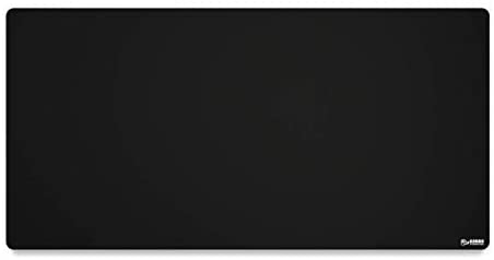 Glorious 3XL Extended Gaming Mouse Mat/Pad – Large, Wide (3XL Extended) Black Cloth Mousepad, Stitched Edges | 24″x48″ (G-3XL)