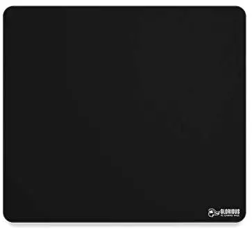 Glorious XL Gaming Mouse Mat/Pad – Large, Wide (XL) Black Cloth Mousepad, Stitched Edges | 16″x18″ (G-XL)