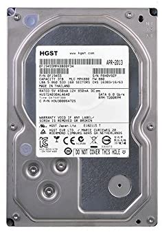 HGST Ultrastar 7K4000 HUS724030ALA640 3TB 64MB Cache 7200RPM SATA III 6.0Gb/s 3.5in Enterprise Internal Hard Drive (Renewed) w/1 Year Warranty