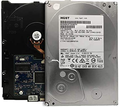 HGST Ultrastar A7K2000 HUA722010CLA330 (0A39289) 1TB 32MB Cache 7200RPM SATA 3.0GB/s Internal Desktop Hard Drive – 1 Year Warranty