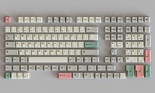 HK Gaming Dye Sublimation Keycaps | Cherry Profile | Thick PBT Keysets for Mechanical Keyboard (139 Keys, 9009) (Renewed)