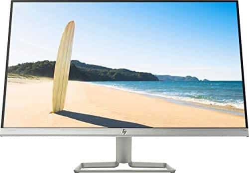 HP 27-Inch FHD Monitor with Built-in Audio (27fwa, White)