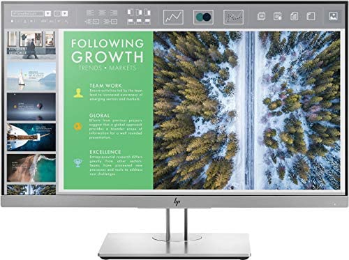 HP EliteDisplay 23.8-Inch Screen LED-Lit Monitor Silver (1FH47AA#ABA) (Renewed)