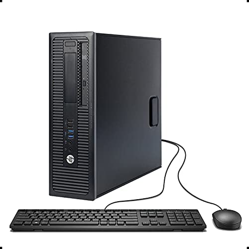 HP ProDesk 600 G1 SFF Slim Business Desktop Computer, Intel i5-4570 up to 3.60 GHz, 8GB RAM, 500GB HDD, DVD, USB 3.0, Windows 10 Pro 64 Bit (Renewed) (8GB RAM | 500GB HDD) (Renewed)