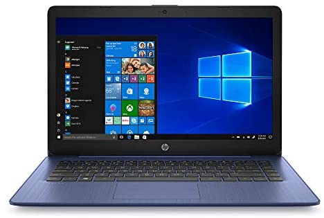 HP Stream 14″ HD WLED-backlit Laptop, Intel Celeron N4000, 4GB DDR4, 64GB eMMC, WiFi, Bluetooth, Webcam, HDMI, Windows 10 S, Microsoft Office 365 and 1TB OneDrive Cloud Storage, 64GB ABYS MicroSD Card