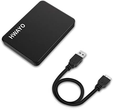 HWAYO 120GB Portable External Hard Drive Ultra Slim 2.5” USB 3.0 HDD Storage for PC, Desktop, Laptop, MacBook, Chromebook
