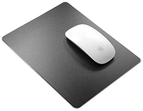 Hard Black Resin Gaming Mouse Pad Mat Smooth Magic Ultra Thin Double Side Mouse Mat Waterproof Fast and Accurate Control for E-Sports Games and Office(Medium 9.45X7.87 Inch) (Small)