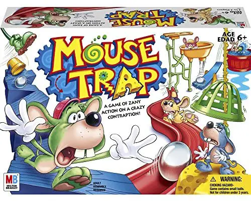 Hasbro Gaming Mouse Trap Board Game For Kids Ages 6 and Up (Amazon Exclusive)
