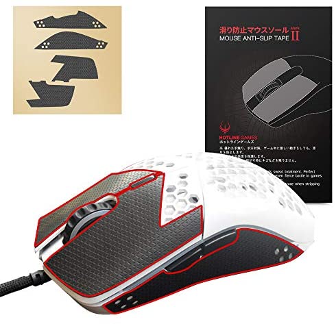 Hotline Games 2.0 Mouse Grip Tape for Glorious Model O / Model O Wireless Gaming Mouse Skin, Anti-Slip, Pre-Cut, Sweat Resistant, Easy to Apply, Professional Mice Upgrade Kit
