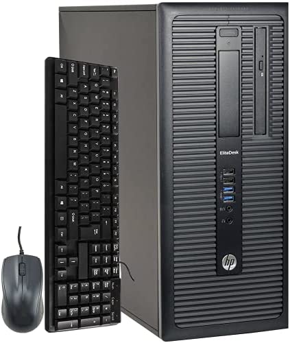 Hp EliteDesk 800 G1 Tower Computer Desktop PC, Intel Core i7 3.4GHz Processor, 16GB Ram, 512GB M.2 SSD, WiFi & Bluetooth, HDMI, Nvidia GeForce GT 1030 DDR4 4GB, Windows 10 Pro (Renewed)