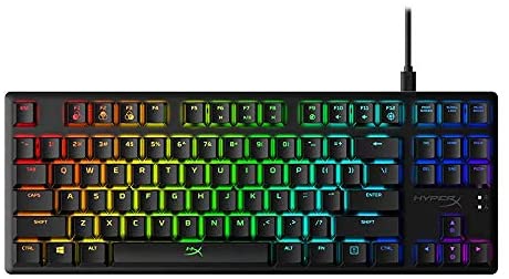 HyperX Alloy Origins Core Wired Gaming Mechanical HyperX Red Switch Keyboard with RGB Back Lighting (Renewed)