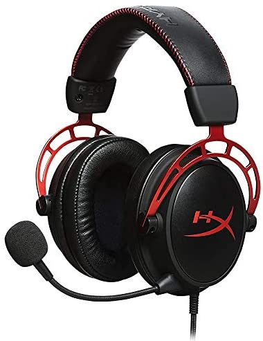 HyperX Cloud Alpha Gaming Headset – Dual Chamber Drivers – Durable Aluminum Frame – Detachable Microphone – Works with PC, PS4, PS4 PRO, Xbox One, Xbox One S (HX-HSCA-RD/AM) (Renewed)