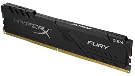 HyperX Fury 16GB 2666MHz DDR4 CL16 DIMM  Black XMP Desktop Memory Single Stick HX426C16FB3/16