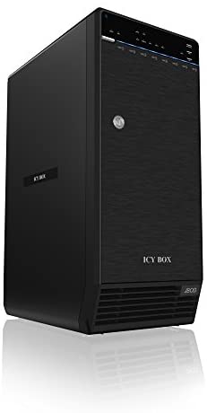 ICY Box Ext. HDD-Case, 4xSATA 3.5 to 1xUSB 3.0 +, 20680 (to 1xUSB 3.0 + 1xeSATA, JBOD, Black)