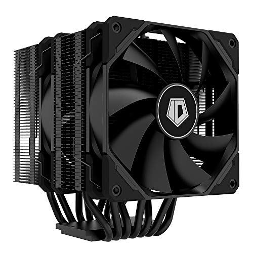 ID-COOLING SE-207-TRX-BLACK CPU Cooler 7 Heatpipes Dual Tower CPU Air Cooler 35mm RAM Clearance(Up to 50mm), 2x120mm PWM Fans, TDP: 280W, TRX Socket Only