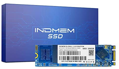 INDMEM DM80 256GB Internal SSD M.2 2280 SATA III 3D NAND MLC Flash Solid State Drive 80mm