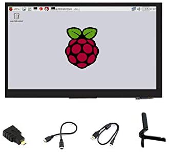 Ingcool 7 inch HDMI LCD 1024×600 Resolution Capacitive Touch Screen IPS Display Module Compatible with Raspberry Pi 4 3 2 1 B B+ A+,Jetson Nano,Support Software Resolution (up to 1920×1080)