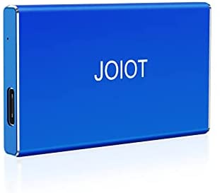 JOIOT Mini Portable SSD 250GB External Solid State Drive – Up to 540MB/s, USB 3.1 Gen 2 Ultra-Slim External SSD, Blue