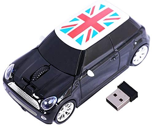 Jinfili Cool Style Car Wireless Mouse Ergonomic USB Gaming Mice for Desktop Laptop PC Notebook
