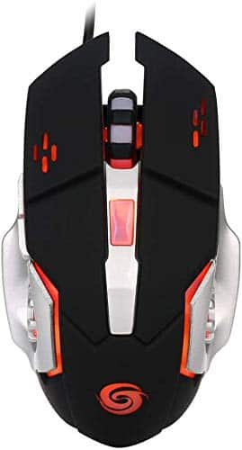 K1026 General Gaming Mouse 6 Buttons Led Optical Ergonomic USB Wired Mice Professional K1026 1000-3200 Dpi Adjustable Led Mous