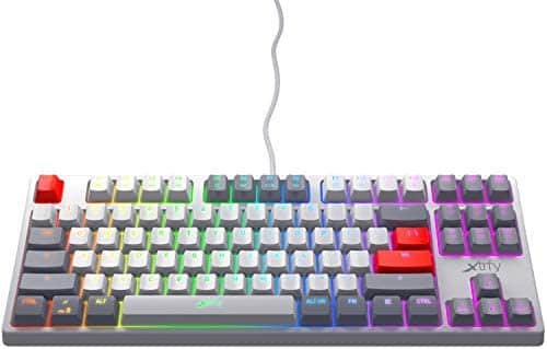 K4 RGB Tenkeyless Retro Edition, Mechanical Gaming Keyboard with RGB, US