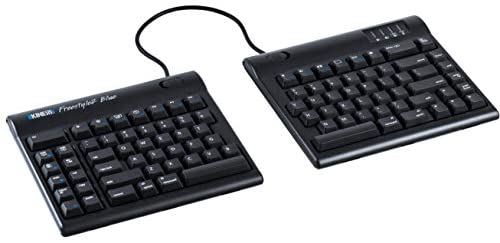 KINESIS Freestyle2 Blue Wireless Ergonomic Keyboard for Mac (9″ Standard Separation)