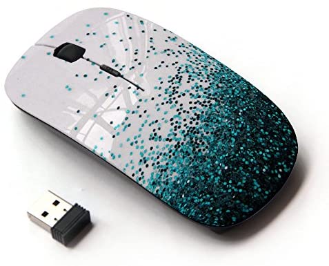 KOOLmouse [ Optical 2.4G Wireless Mouse ] [ Balloons Dots Sky Beige Teal ]