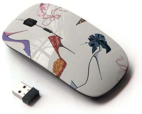 KOOLmouse [ Optical 2.4G Wireless Mouse ] [ Stiletto Fashion Design Shoes Purple ]