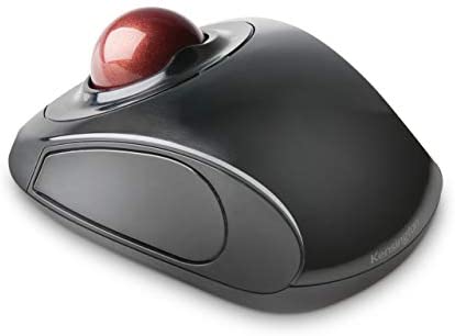 Kensington Orbit Wireless Trackball Mouse with Touch Scroll Ring (K72352US),Black