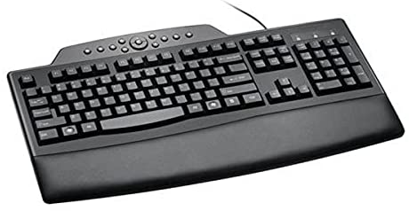 Kensington Pro Fit Wired Comfort Keyboard (K72402US),Black