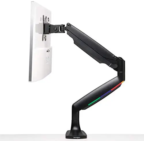 Kensington SmartFit One-Touch Height Adjustable Single Monitor Arm – Black (K59600WW)