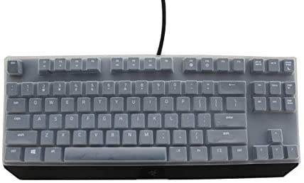 Keyboard Cover for Razer BlackWidow V3 Tenkeyless TKL Keyboard, Razer BlackWidow V3 Tenkeyless TKL Keyboard Protector – Clear