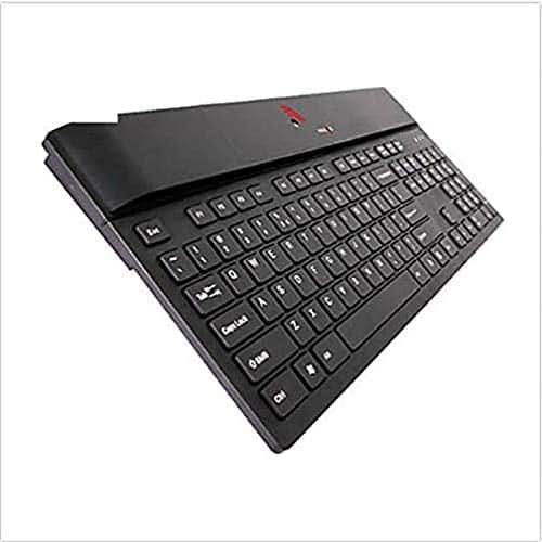 Keysource Int’L KSI-1700-SX HB-03 KSI Keyboards, Black 104 USB Kb with Rfideas Rdr-6082 125Khz Prox Reader, Cleaning Tact Switch and Sealed Matrix and No Keystroking
