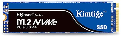 Kimtigo 512GB SSD M.2 2280 NVMe Interface PCIe Gen 3×4 Internal Solid State Drive (Read/Write Speed up to 2500/1800 MB/s) 3D NAND KTP-660